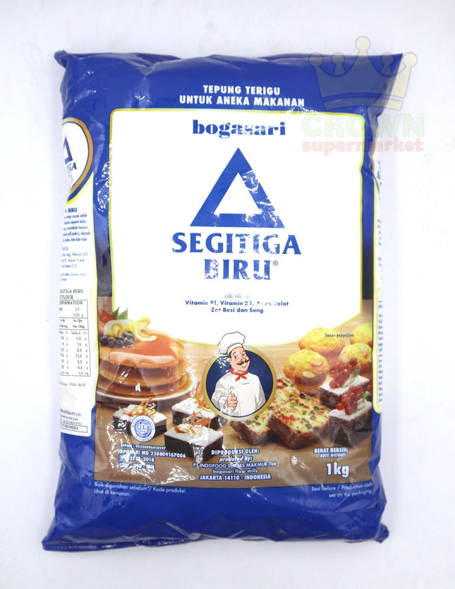 Bogasari Segitiga Biru 1KG - Crown Supermarket