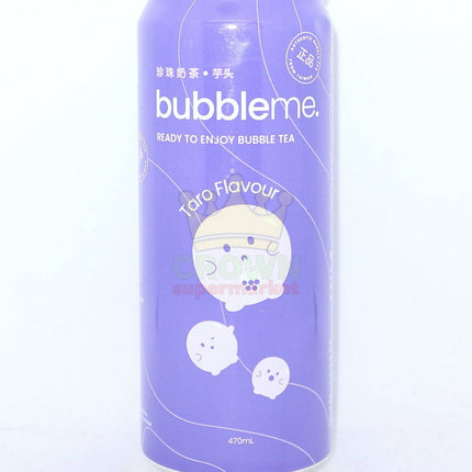 Bubbleme. Bubble Tea Taro Flavor 470ml - Crown Supermarket