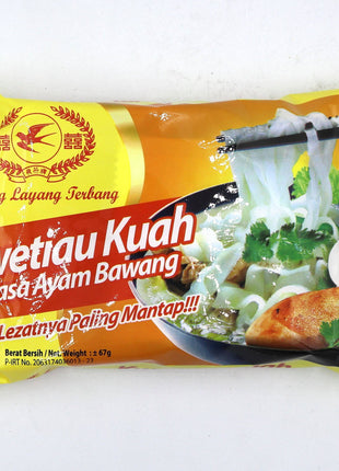 Burung Layang Terbang Kwetiau Kuah Rasa Ayam Bawang 67g - Crown Supermarket