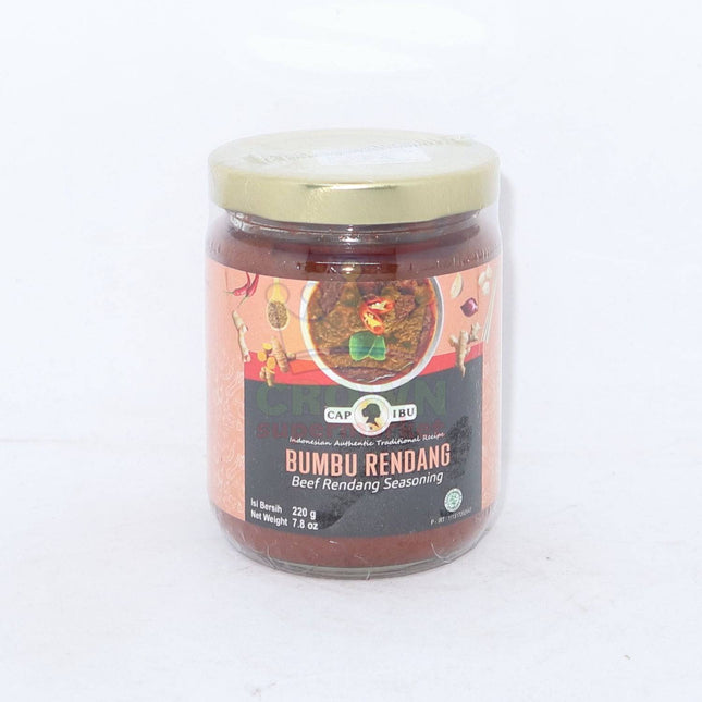 Cap Ibu Bumbu Rendang (Beef Rendang Seasoning) 220g - Crown Supermarket