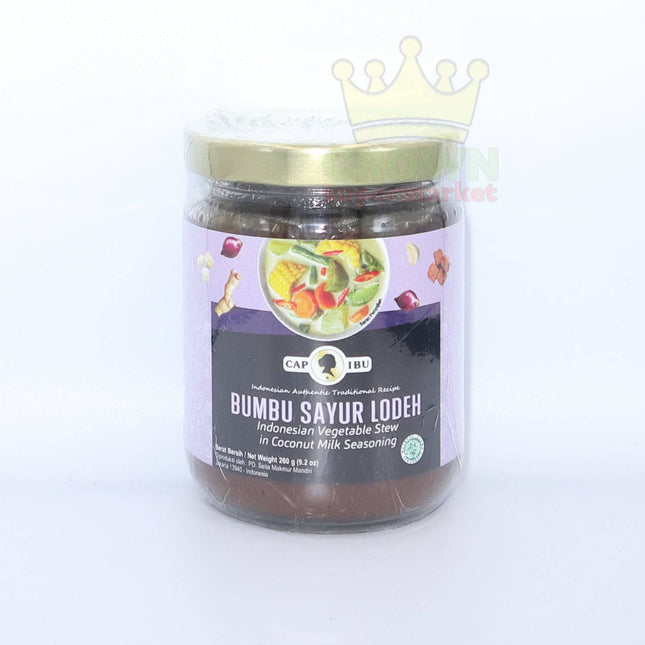 Cap Ibu Bumbu Sayur Lodeh 260g - Crown Supermarket