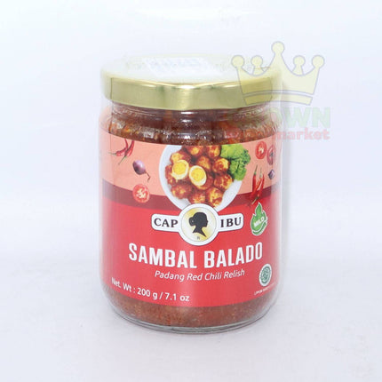 Cap Ibu Sambal Balado Mild (Padang Red Chili Relish ) 220g - Crown Supermarket