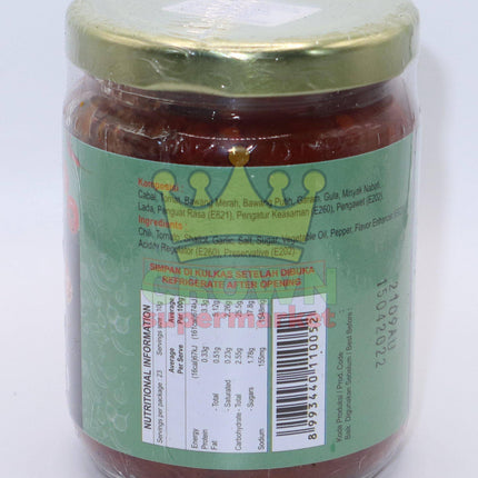 Cap Ibu Sambal Pemuda Extra Hot 230g - Crown Supermarket