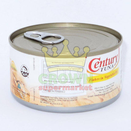 Century Tuna Flakes In Vegetable Oil 180g - Crown Supermarket