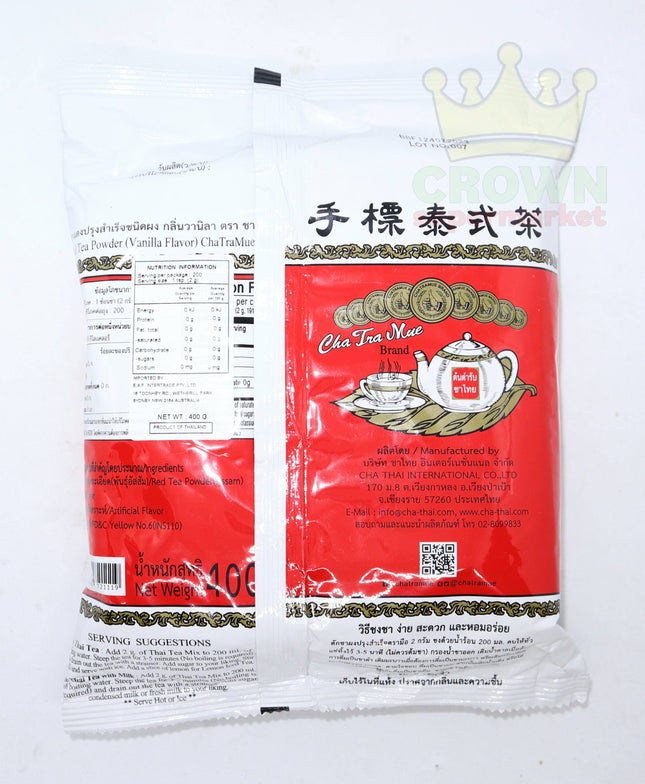 ChaTraMue No1 Thai Tea Mix 400g - Crown Supermarket