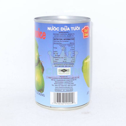 Chef's Choice Natural Coconut Juice for Cooking 400ml - Crown Supermarket