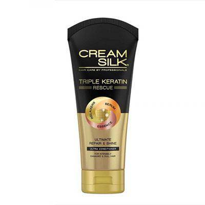 Cream Silk Conditioner Triple Keratin Repair & Shine 340ml - Crown Supermarket