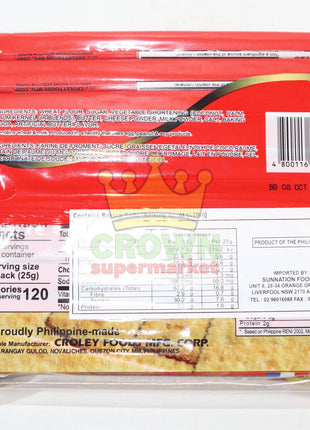 Croley Foods Butter Cream Crackers Ensaymada Flavor 250g - Crown Supermarket