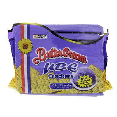 Croley Foods Butter Cream Ube Crackers 250g - Crown Supermarket