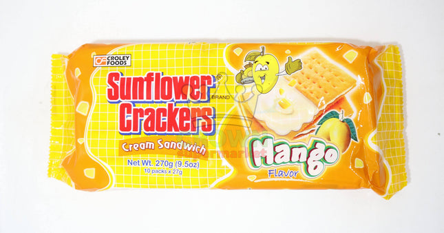 Croley Foods Sunflower Crackers Mango 10x27g - Crown Supermarket