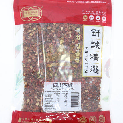 Golden Bai Wei Szechuan Pepper 50g - Crown Supermarket