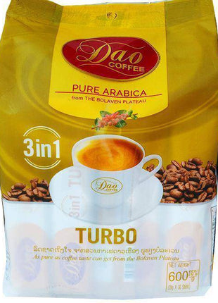 Dao Coffee Pure Arabica 3 in 1 Turbo 600g - Crown Supermarket