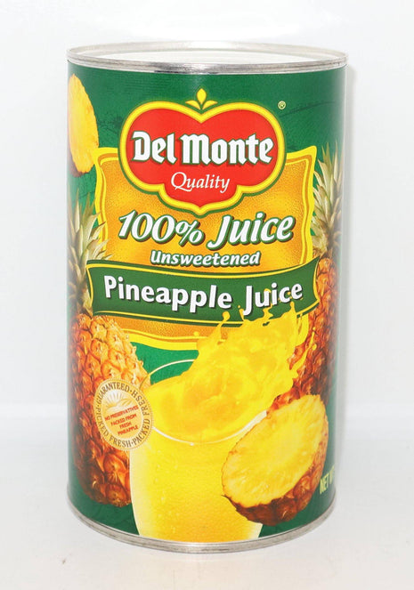 Del Monte Pineapple Juice 100% Juice Unsweetened 1.36L - Crown Supermarket