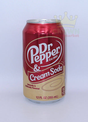 Dr Pepper & Cream Soda 355ml - Crown Supermarket