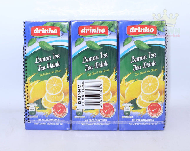 Drinho Lemon Ice Tea Drink 6x250ml - Crown Supermarket