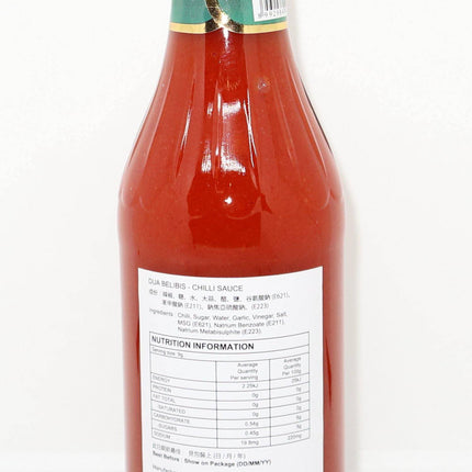 Dua Belibis Saus Cabe Chili Sauce 340ml - Crown Supermarket