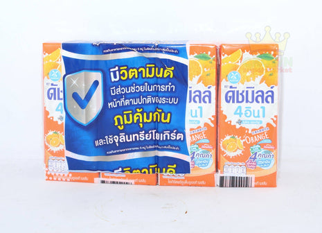 Dutch Mill UHT Drinking Yoghurt Orange 4x180ml - Crown Supermarket