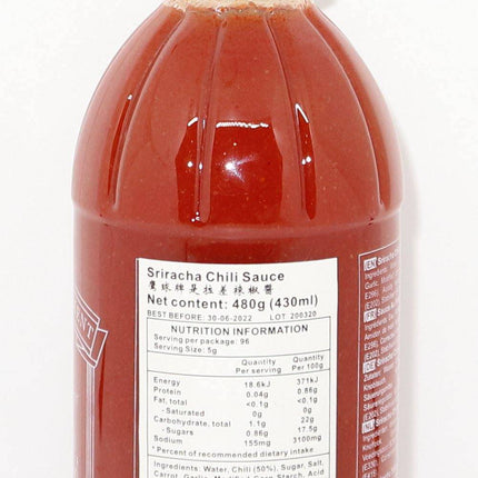 Eaglobe Sriracha Chili Sauce 480g - Crown Supermarket