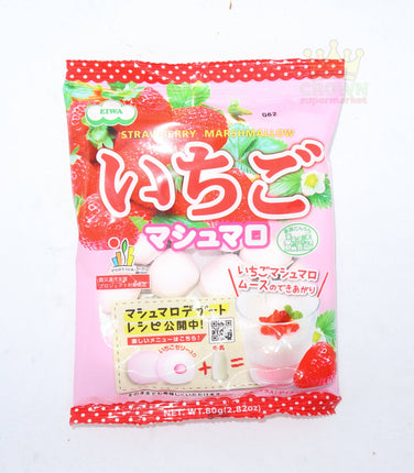 Eiwa Strawberry Marshmallow 80g - Crown Supermarket