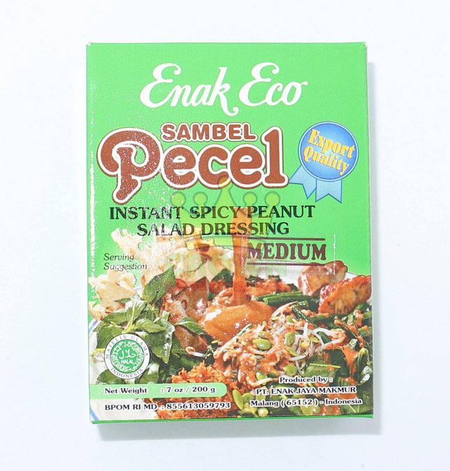 Enak Eco Sambel Pecel Medium (Spicy Peanut Salad Dressing) 200g - Crown Supermarket