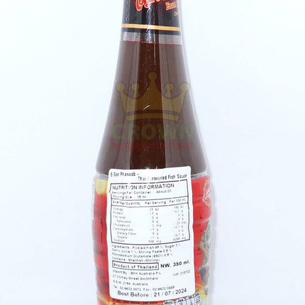 Esan Phasuab Fermented Fish Sauce 350ml - Crown Supermarket