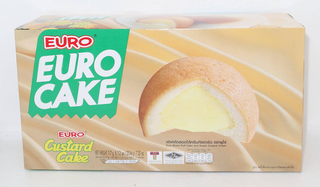 Euro Custard Cake 12x17g - Crown Supermarket