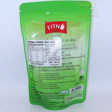 Fitne Herbal Infusion Green Tea Flavored 8x2.35g - Crown Supermarket