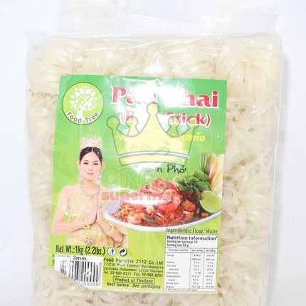 Food Tree Pad Thai Noodle 3mm 1kg - Crown Supermarket