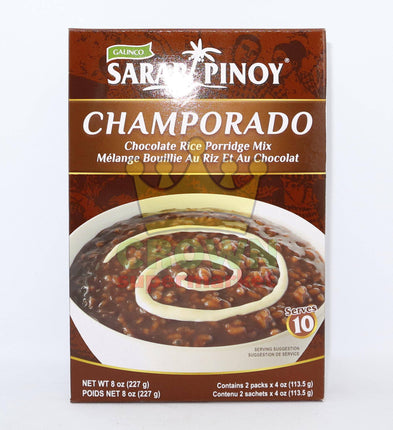 Galinco Sarap Pinoy Champorado (Chocolate Rice Porridge) 227g - Crown Supermarket