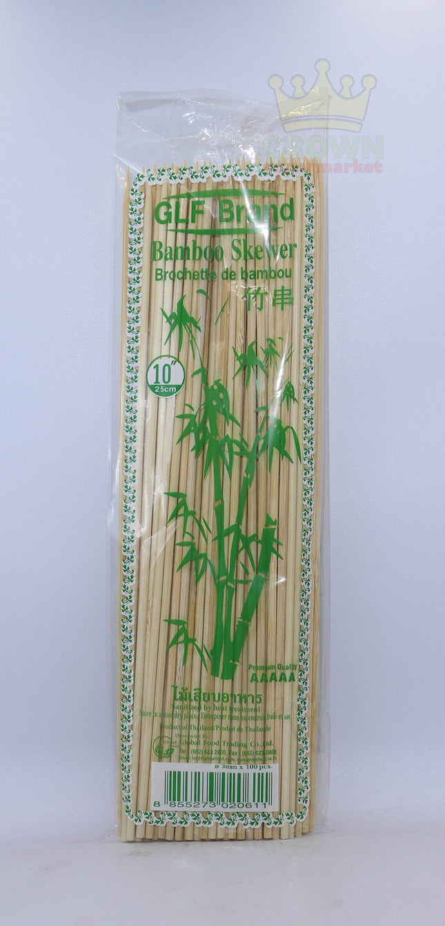 GLF Bamboo Skewer 100x10'' - Crown Supermarket