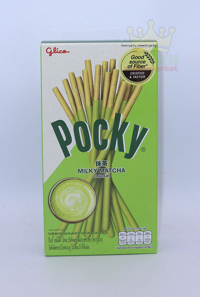 Glico Pocky Milky Matcha 39g - Crown Supermarket