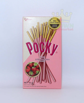 Glico Pocky Strawberry 45g - Crown Supermarket