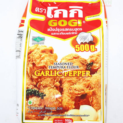 Gogi Tempura Flour Garlic Pepper 500g - Crown Supermarket