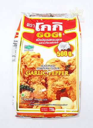 Gogi Tempura Flour Garlic Pepper 500g - Crown Supermarket