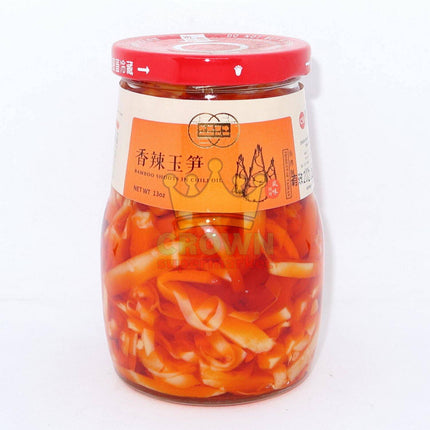 Golden Bai Wei Bamboo Shoots in Chili Oil 370g - Crown Supermarket