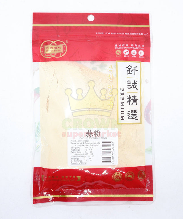 Golden Bai Wei Garlic Powder 100g - Crown Supermarket