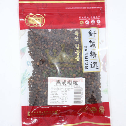 Golden Bai Wei Black Pepper Whole 100g - Crown Supermarket