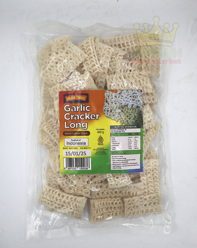 Golden Choice Garlic Cracker Long 400g - Crown Supermarket