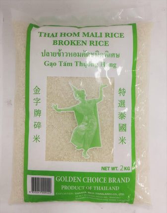 Golden Choice Broken Rice 2kg - Crown Supermarket