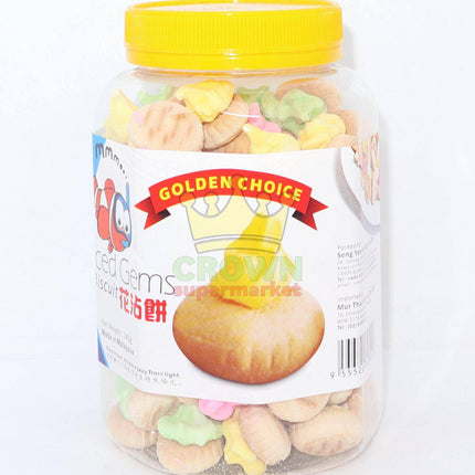 Golden Choice Iced Gems Biscuits 140g - Crown Supermarket
