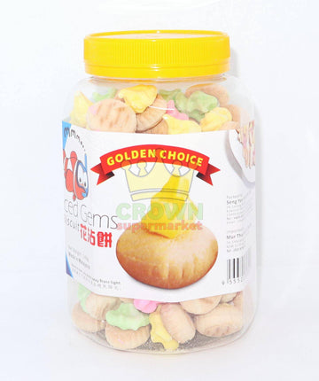 Golden Choice Iced Gems Biscuits 140g - Crown Supermarket