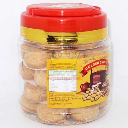 Golden Choice Peanut / Yam Cookies Jar 300g - Crown Supermarket