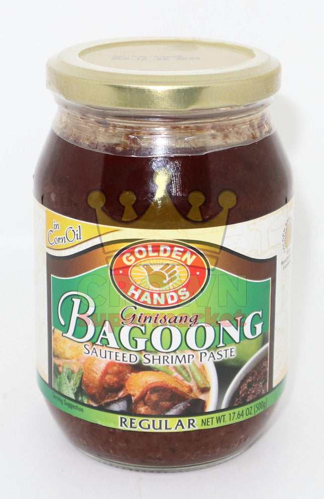 Golden Hands Bagoong Sauteed Shrimp paste Regular 500g - Crown Supermarket