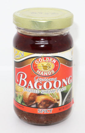 Golden Hands Bagoong Sauteed Shrimp Paste Spicy 250g - Crown Supermarket