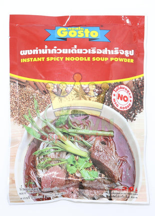 Gosto Instant Spicy Noodle Soup Powder 208g - Crown Supermarket