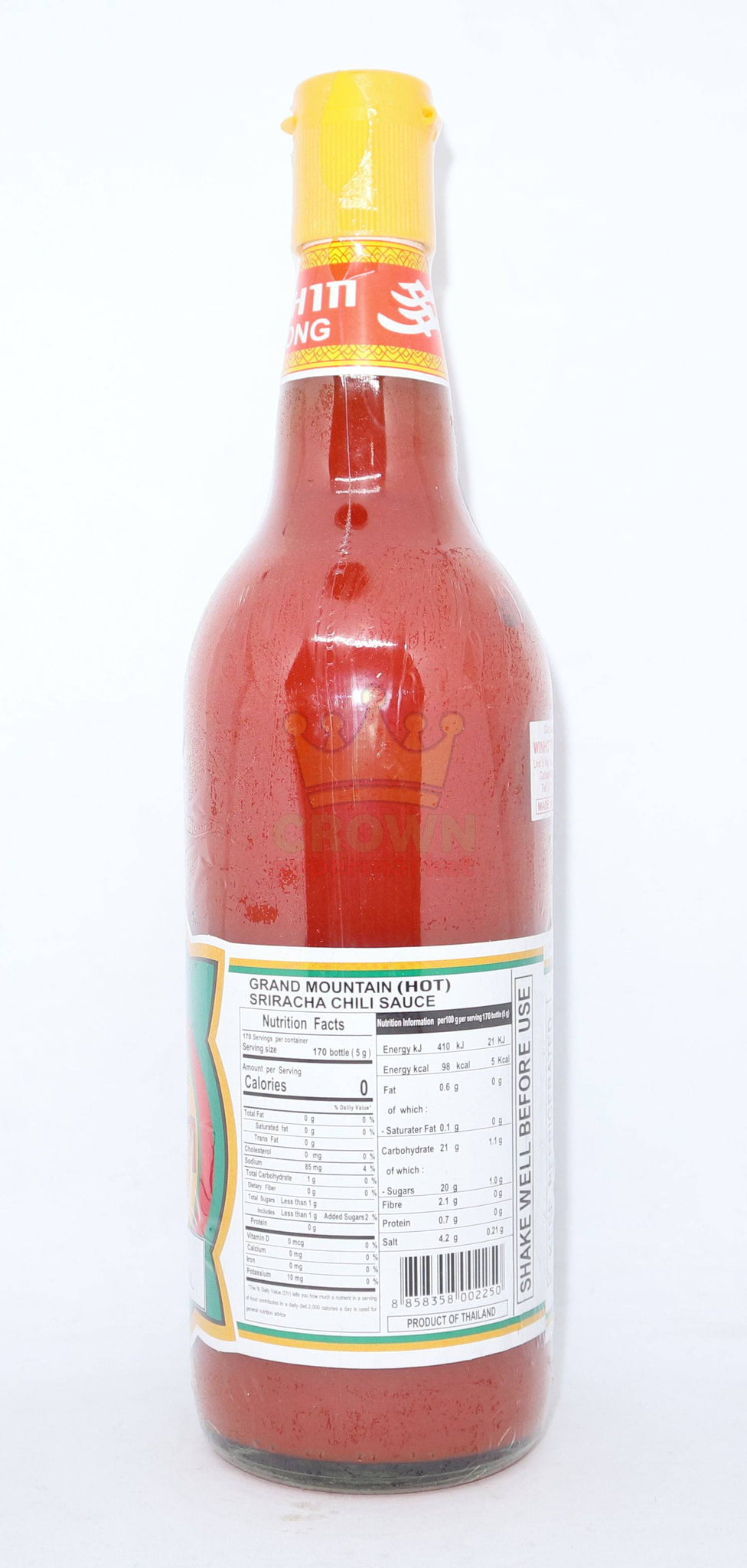 Sauce pimentée Sriracha - MOUSHENCO