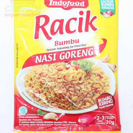 Indofood Racik Nasi Goreng (Seasoning for Fried Rice) 20g - Crown Supermarket