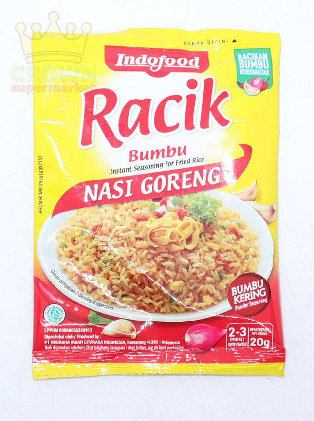 Indofood Racik Nasi Goreng (Seasoning for Fried Rice) 20g - Crown Supermarket