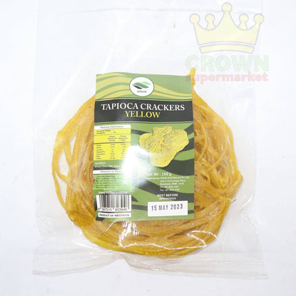Grein Tapioca Crackers Yellow Big 150g - Crown Supermarket