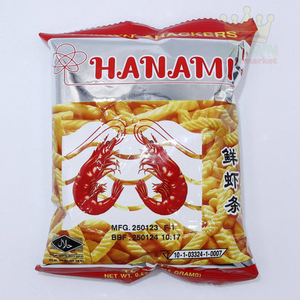 Hanami Prawn Crackers 6x15g - Crown Supermarket